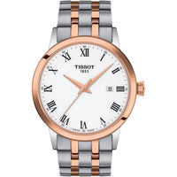 Tissot Men's Watch - Classic Dream White Dial Plated Steel Bracelet | T1294102201300 ,