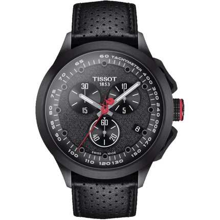 Tissot Men's Watch - T-Race Cycling Giro D'Italia Black Dial Strap | T1354173705101 ,