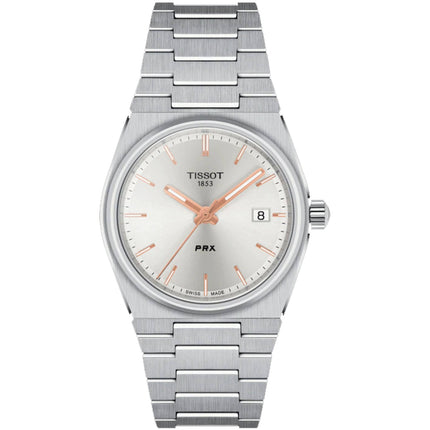 Tissot Men's Watch - PRX Silver Dial Stainless Steel Bracelet | T1372101103100 ,