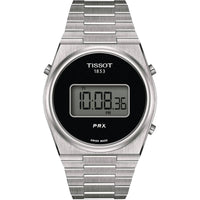 Tissot Men's Watch - PRX Digital Black Dial Steel Bracelet | T1374631105000 ,