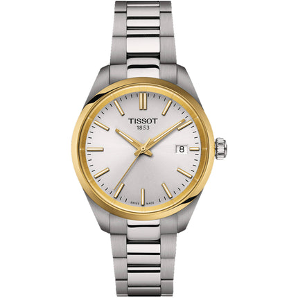 Tissot Women's Watch - PR 100 Silver Dial Stainless Steel Bracelet | T1502102103100 ,