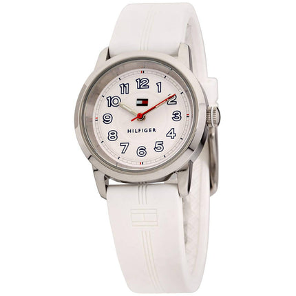 Tommy Hilfiger Women's Watch - Communion Quartz White Dial Rubber Strap | 1781528 ,