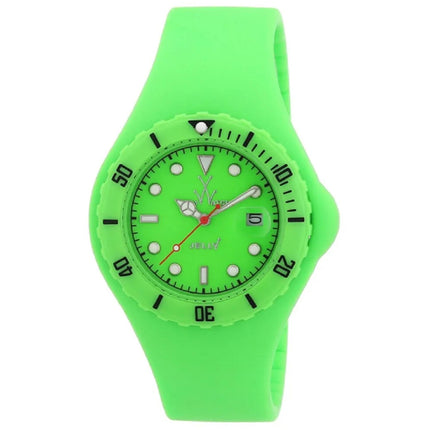Toy Watch - Women's Watch - Jelly Quartz Green Dial Rubber Strap | JY05GR ,