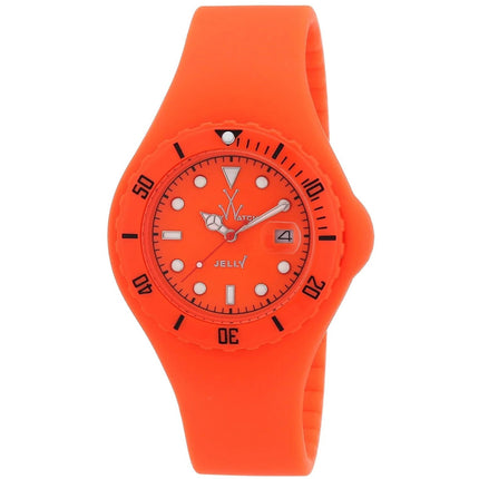 Toy Watch - Women's Watch - Jelly Quartz Orange Dial Rubber Strap | JY03OR ,