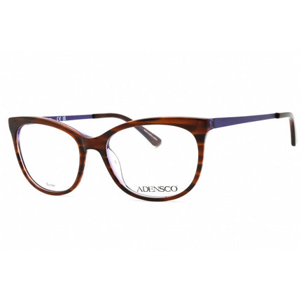 Adensco Women's Eyeglasses - Violet Havana Cat Eye Full Rim Frame | AD 223 01MF 00 ,