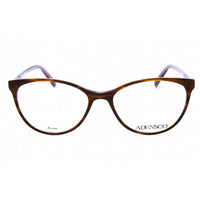 Adensco Women's Eyeglasses - Havana Violet Cat Eye Full Rim Frame | AD 234 0AY0 00 ,