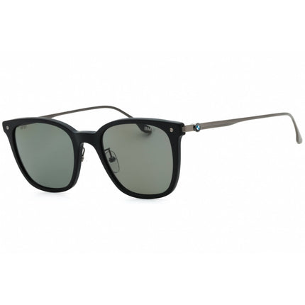 BMW Men's Sunglasses - Matte Black Square Full Rim Acetate Frame | BW0008 02D ,