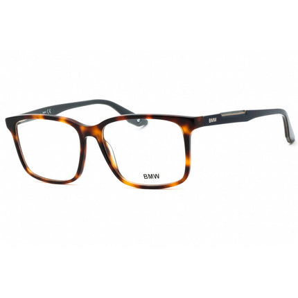 BMW Men's Eyeglasses - Blonde Havana Square Full Rim Acetate Frame | BW5007 053 ,