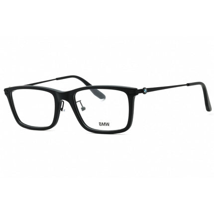 BMW Men's Eyeglasses - Matte Black Square Full Rim Acetate Frame | BW5020 002 ,