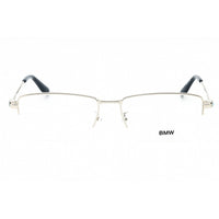 BMW Men's Eyeglasses - Shiny Palladium Rectangular Half Rim Metal Frame | BW5038-H 016 ,