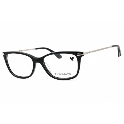 Calvin Klein Women's Eyeglasses - Black Cat Eye Full Rim Plastic Frame | CK22501 001 ,