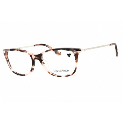 Calvin Klein Women's Eyeglasses - Rose Tortoise Cat Eye Plastic Frame | CK22501 663 ,