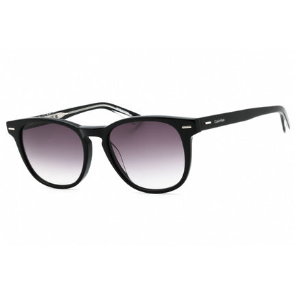 Calvin Klein Unisex Sunglasses - Black Panto Full Rim Acetate Frame | CK22515S 001 ,