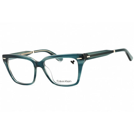 Calvin Klein Women's Eyeglasses - Petrol Square Full Rim Plastic Frame | CK22539 432 ,