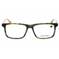 Calvin Klein Men's Eyeglasses - Green Havana Square Full Rim Frame | CK22544 340 ,