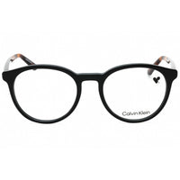 Calvin Klein Unisex Eyeglasses - Black Round Full Rim Plastic Frame | CK22546 001 ,