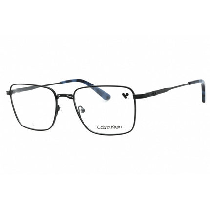 Calvin Klein Men's Eyeglasses - Black Rectangular Full Rim Metal Frame | CK23104 001 ,