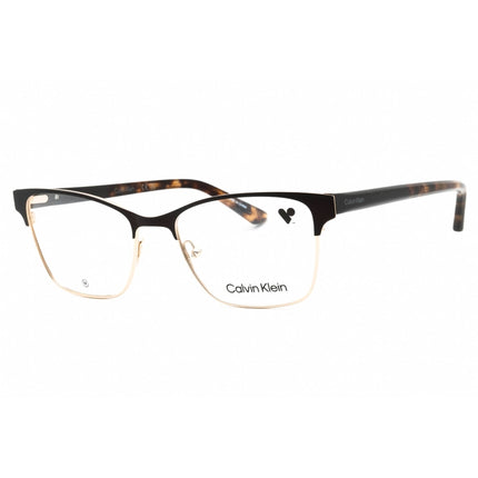 Calvin Klein Women's Eyeglasses - Brown Cat Eye Full Rim Metal Frame | CK23107 200 ,