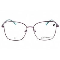 Calvin Klein Women's Eyeglasses - Plum Butterfly Full Rim Metal Frame | CK23128 511 ,