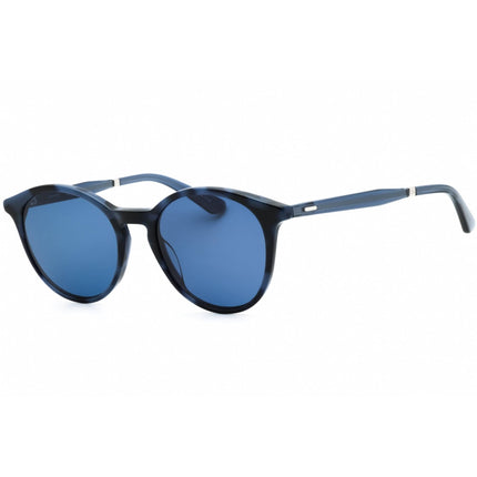 Calvin Klein Unisex Sunglasses - Blue Havana Round Acetate Frame | CK23510S 430 ,