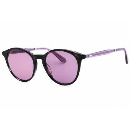 Calvin Klein Unisex Sunglasses - Purple Havana Round Acetate Frame | CK23510S 528 ,