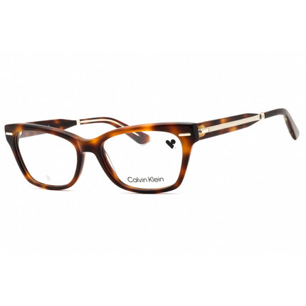 Calvin Klein Women's Eyeglasses - Havana Cat Eye Full Rim Plastic Frame | CK23512 240 ,