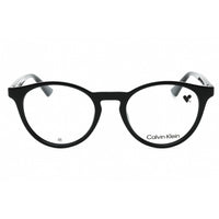 Calvin Klein Unisex Eyeglasses - Black Round Injected Propionate Frame | CK23549 001 ,