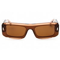 Calvin Klein Unisex Sunglasses - Light Brown Rectangular Acetate Frame | CK24503S 278 ,