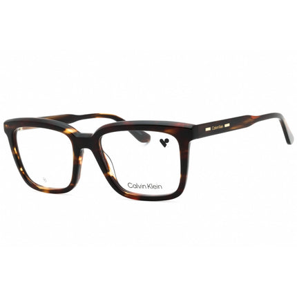 Calvin Klein Unisex Eyeglasses - Brown Havana Square Acetate Frame | CK24516 220 ,