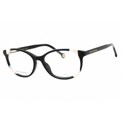 Carolina Herrera Women's Eyeglasses - Black Nude Cat Eye Plastic Frame | HER 0125 KDX ,