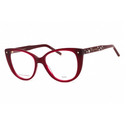 Carolina Herrera Women's Eyeglasses - Burgundy Cat Eye Plastic Frame | HER 0150 LHF ,