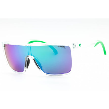 Carrera Unisex Sunglasses - Crystal Green Shield Frame | CARRERA 8060/S 00OX Z9 ,