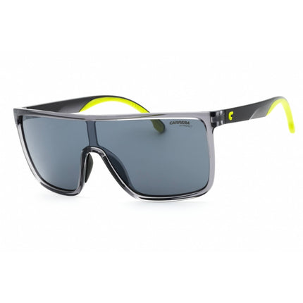 Carrera Unisex Sunglasses - Grey Green Shield Acetate Frame | CARRERA 8060/S 03U5 T54 ,
