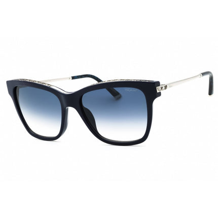 Chopard Women's Sunglasses - Shiny Full Blue Cat Eye Acetate Frame | SCH262S 09LR ,