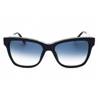 Chopard Women's Sunglasses - Shiny Full Blue Cat Eye Acetate Frame | SCH262S 09LR ,