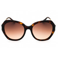 Chopard Women's Sunglasses - Shiny Brown Havana Oversized Acetate Frame | SCH354V 0743 ,