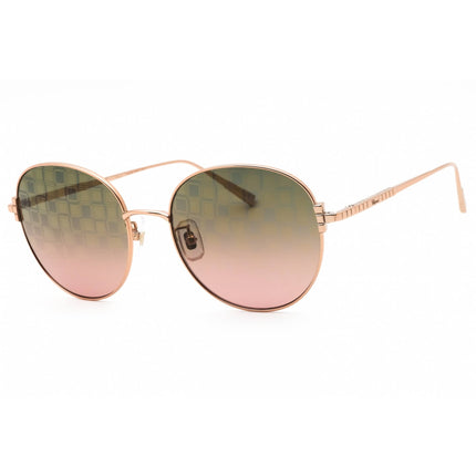 Chopard Women's Sunglasses - Shiny Gold Copper Round Metal Frame | SCHL03M 8FCL ,