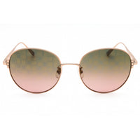 Chopard Women's Sunglasses - Shiny Gold Copper Round Metal Frame | SCHL03M 8FCL ,