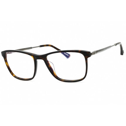 Chopard Men's Eyeglasses - Shiny Havana Rectangular Acetate Frame | VCH307M 0722 ,
