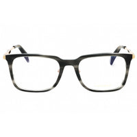 Chopard Men's Eyeglasses - Shiny Streaked Black Square Acetate Frame | VCH344 06X7 ,