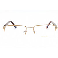 Chopard Women's Eyeglasses - Shiny Grey Gold Rectangular Half Rim Frame | VCHG60 08FF ,
