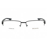 Columbia Men's Eyeglasses - Black Rectangular Half Rim Metal Frame | C3007 001 ,