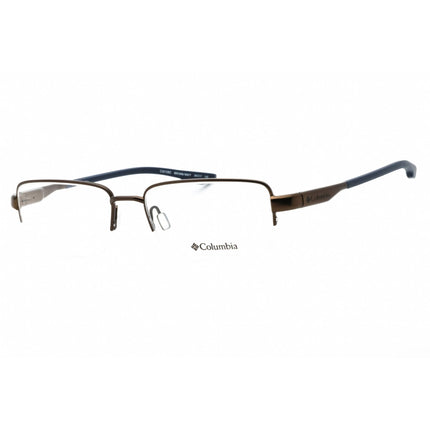 Columbia Men's Eyeglasses - Brown/Navy Rectangular Half Rim Metal Frame | C3012SC 214 ,