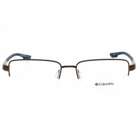 Columbia Men's Eyeglasses - Brown/Navy Rectangular Half Rim Metal Frame | C3012SC 214 ,