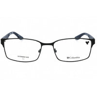 Columbia Men's Eyeglasses - Satin Black Rectangular Full Rim Metal Frame | C3042 002 ,
