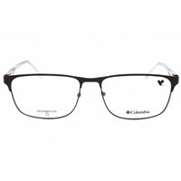 Columbia Men's Eyeglasses - Matte Brown Rectangular Full Rim Metal Frame | C3045 201 ,