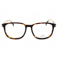 David Beckham Men's Eyeglasses - Havana Square Full Rim Frame | DB 1017 0086 00 ,