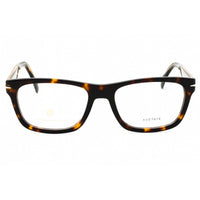 David Beckham Men's Eyeglasses - Havana Rectangular Metal Frame | DB 7011 0086 00 ,
