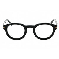 David Beckham Men's Eyeglasses - Black Gold Round Plastic Frame | DB 7069/BB 02M2 00 ,