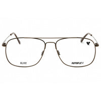 Flexon Unisex Eyeglasses - Brown Avaitor Full Rim Metal Frame | AUTOFLEX 44 110 ,